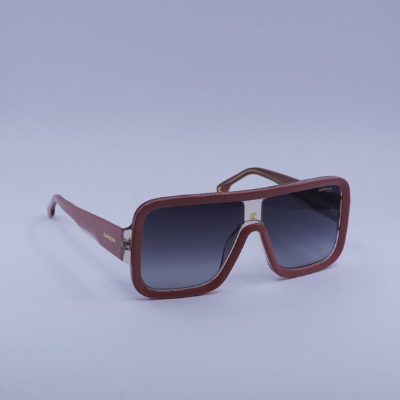 Carrera FLAGLAB 14 03R7 9O Sunglasses Pink Beige Shield Frame, Grey Lenses - Picture 1 of 13
